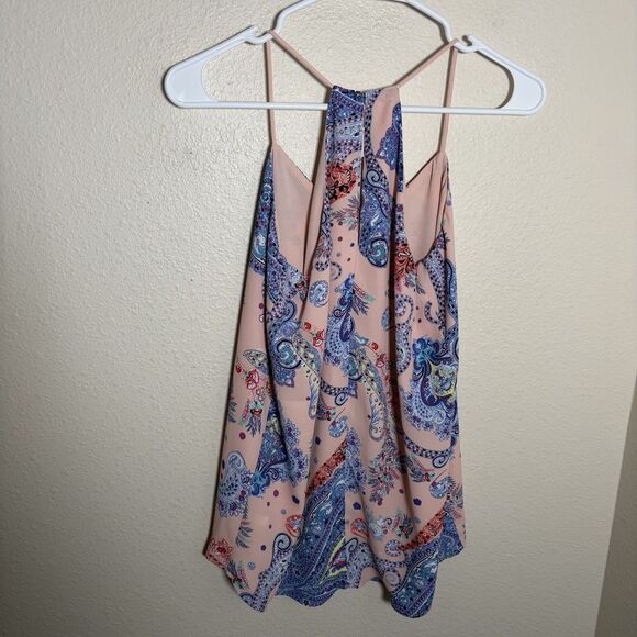 Express Tank Top Women's XS Barcelona Cami Sleeveless Printed Paisley Shirt - Picture 4 of 8